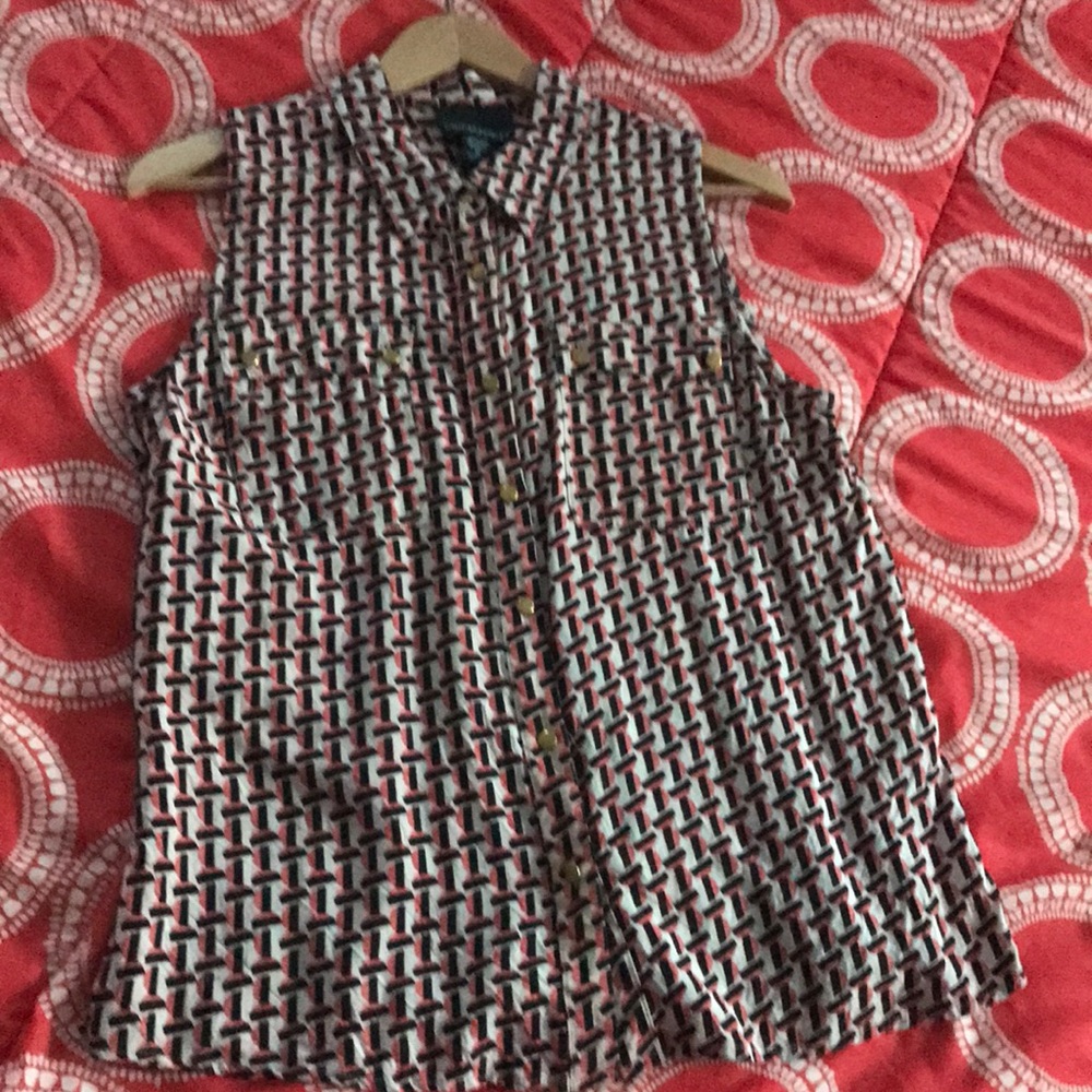 Cynthia Rowley sleeveless top.